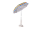 Operasi Manual Aluminium Alloy Garden Winds Umbrella Dengan Flap